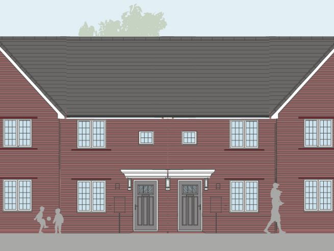 2 bedroom house - artist's  impression subject to change